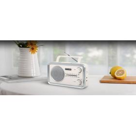 RADIO FM/MW MUSE MF-060 SC ALTOPARLANTE INTEGRATO COLORE BIANCO CREMA